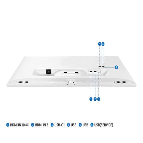 Samsung LS32BM701UWXXL - 32 Inch M7 Smart Monitor (HDR10, 4ms Response Time, Frameless, 4K UHD VA Panel, HDMI, Speaker)