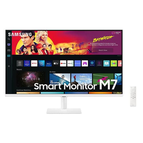 Samsung LS32BM701UWXXL - 32 Inch M7 Smart Monitor (HDR10, 4ms Response Time, Frameless, 4K UHD VA Panel, HDMI, Speaker)