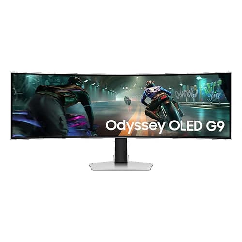 SAMSUNG Odyssey OLED G9 LS49DG910SWXXL 49 Inch Silver Monitor