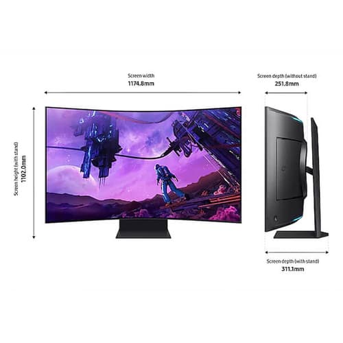 Samsung Odyssey Ark LS55BG970NWXXL 55-inch Gaming Monitor