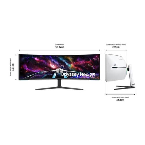 Samsung Odyssey Neo G9 LS57CG950NWXXL 57 Inch Curved Gaming Monitor