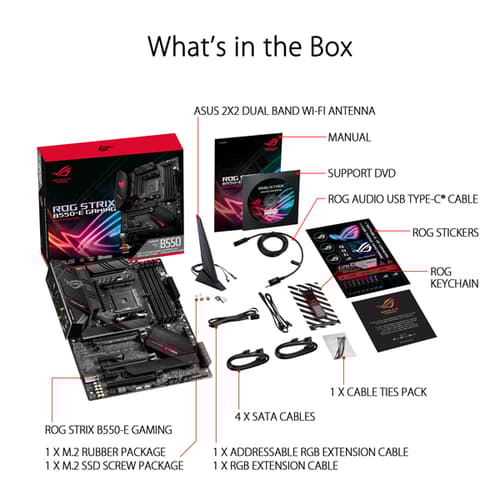 Asus ROG Strix B550-E Gaming (Wi-Fi) Motherboard