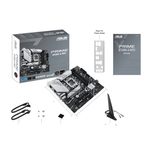 Asus Prime B760M-A WIFI DDR5 M-ATX Motherboard
