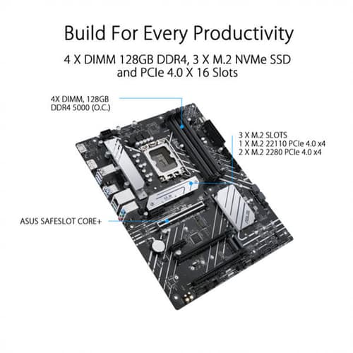 Asus Prime H670-PLUS D4 Motherboard