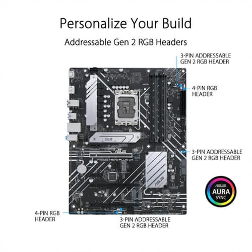 Asus Prime H670-PLUS D4 Motherboard