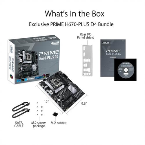 Asus Prime H670-PLUS D4 Motherboard
