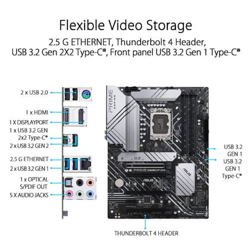 Asus Prime Z690-P D4 Motherboard