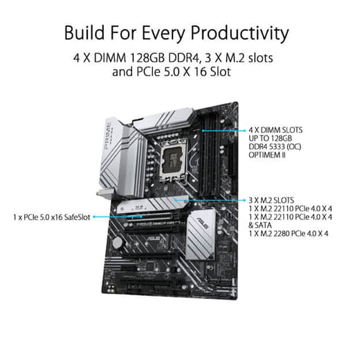 Asus Prime Z690-P WIFI D4 Motherboard