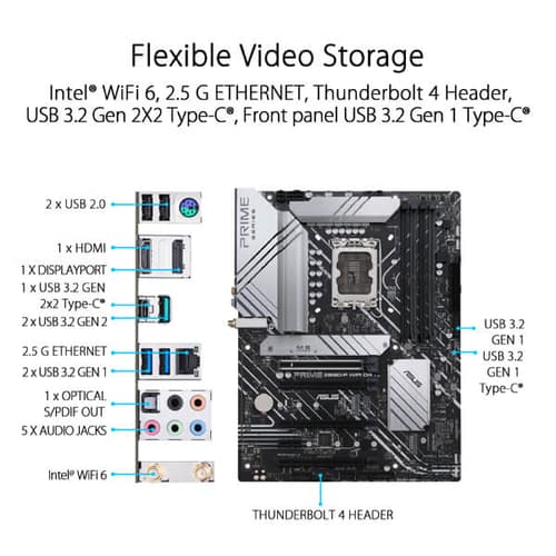 Asus Prime Z690-P WIFI D4 Motherboard