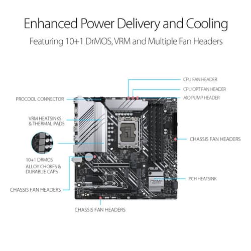 Asus Prime Z690M-Plus D4 Motherboard