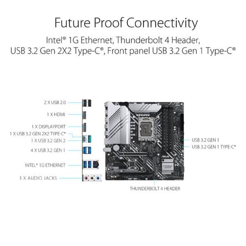 Asus Prime Z690M-Plus D4 Motherboard