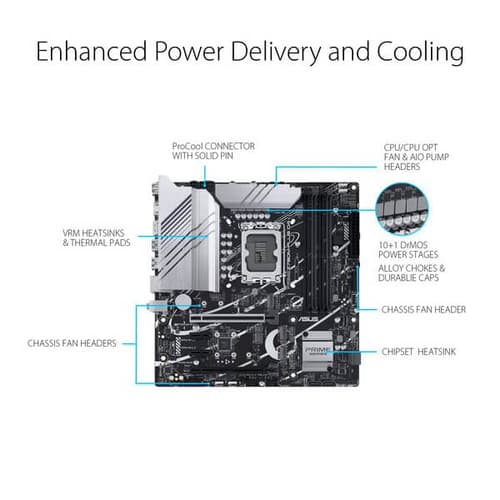 Asus Prime Z790M-Plus D4 Motherboard