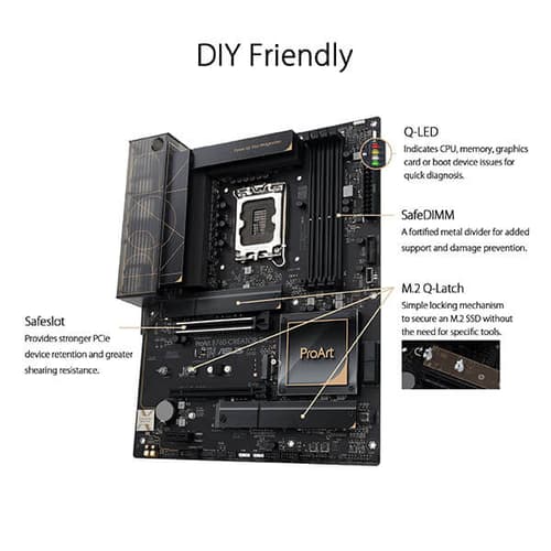 Asus ProArt B760 Creator D4 Motherboard