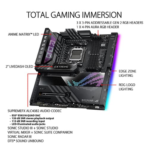 Asus ROG Crosshair X670E Extreme (Wi-Fi) Motherboard