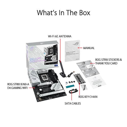 Asus ROG Strix B760-A Gaming WIFI D4 Motherboard