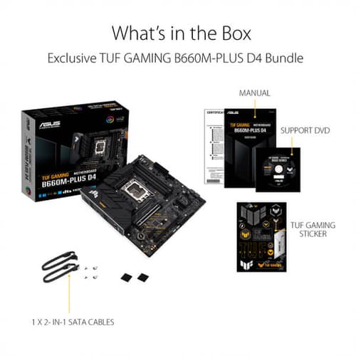 Asus TUF Gaming B660M-PLUS D4 Motherboard