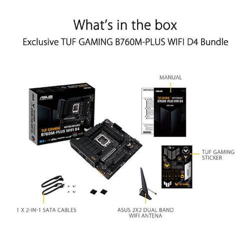 Asus TUF Gaming B760M-Plus WIFI D4 Motherboard