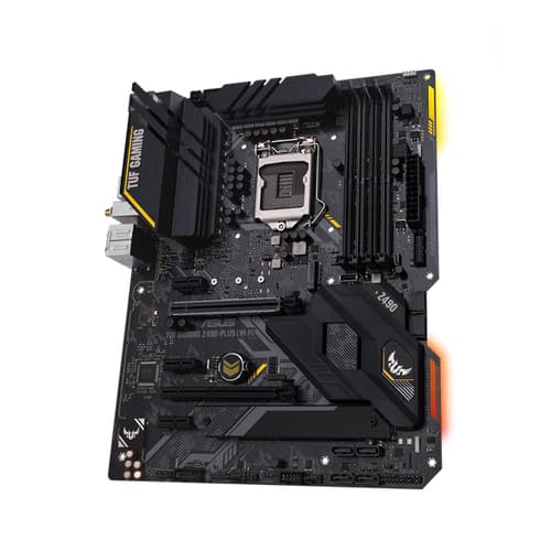 Asus TUF Gaming Z490 Plus (Wi-Fi) Motherboard (Intel Socket 1200/10th Generation Core Series CPU/Max 128GB DDR4 4800MHz Memory)
