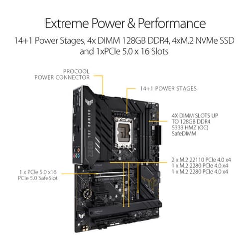 Asus TUF Gaming Z690-Plus D4 Motherboard