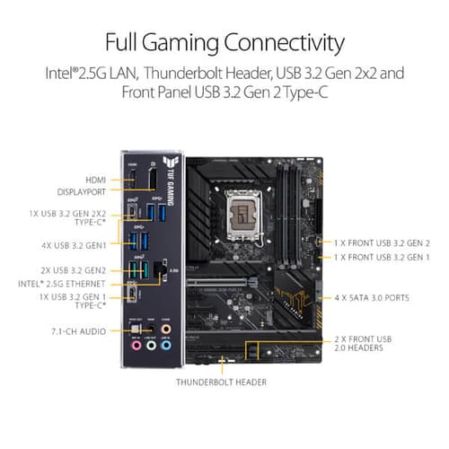 Asus TUF Gaming Z690-Plus D4 Motherboard