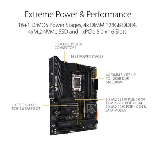 Asus TUF Gaming Z790 Plus WIFI D4 Motherboard