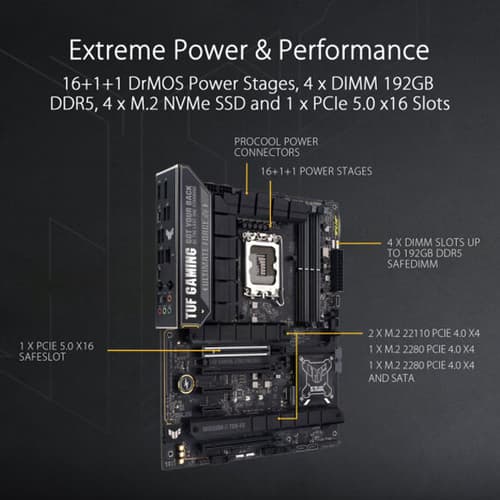 Asus TUF Gaming Z790-PRO WIFI Motherboard