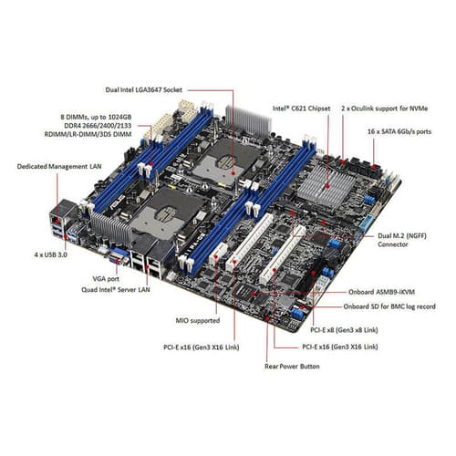 Asus Z11PA-D8 Server And Workstation Motherboard