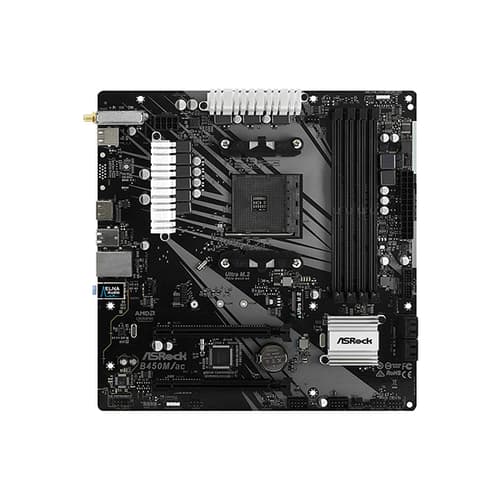 ASRock B450M/ac (Wi-Fi) Motherboard