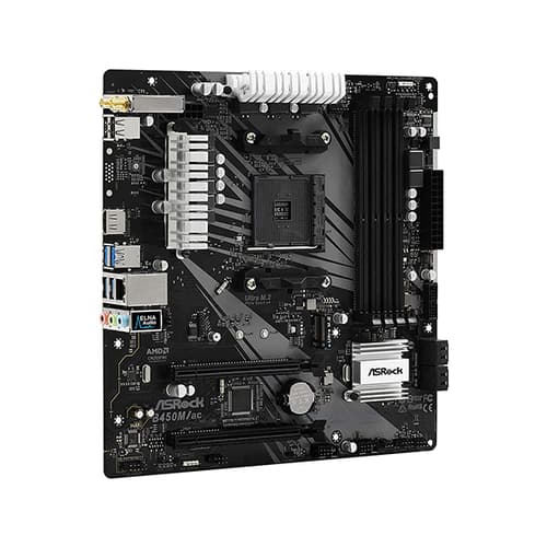 ASRock B450M/ac (Wi-Fi) Motherboard
