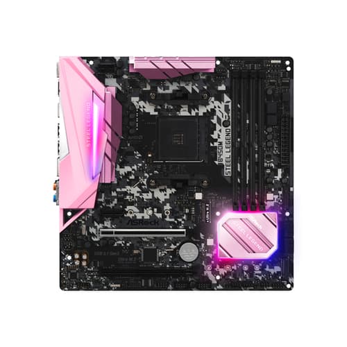 Asrock B450M Steel Legend Pink Edition Motherboard