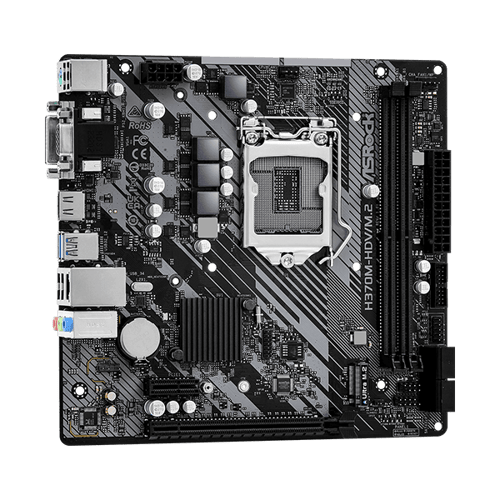 ASRock H370M-HDV/M.2 DDR4 M-ATX Motherboard
