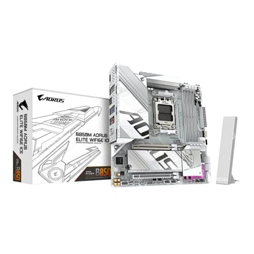Gigabyte B850M Aorus Elite WIFI6E ICE M-ATX Motherboard