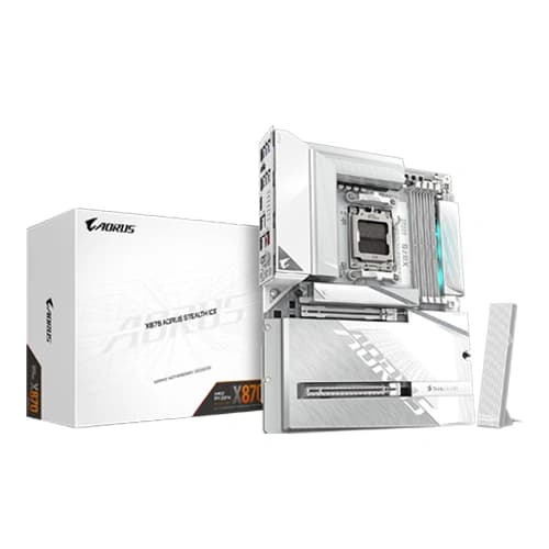 Gigabyte X870 Aorus Stealth ICE ATX Wi-Fi 7 Motherboard