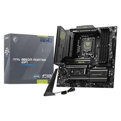 MSI MAG B860M Mortar M-ATX WiFi Motherboard