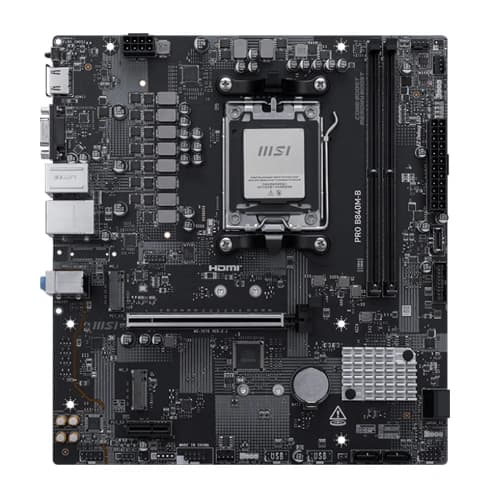 MSI Pro B840M-B DDR5 M-ATX Motherboard