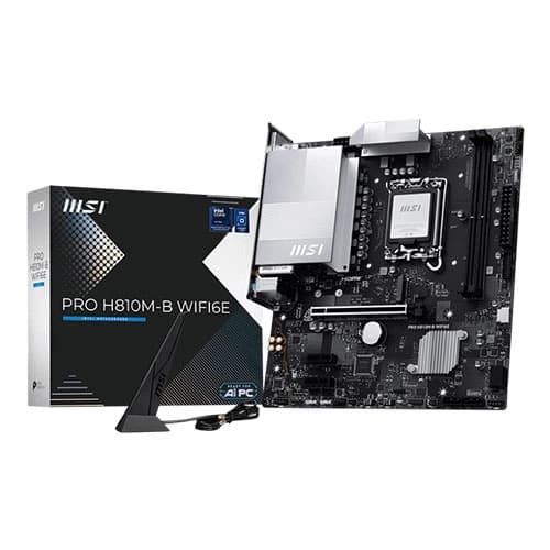 MSI Pro H810M-B WIFI6E DDR5 M-ATX Motherboard