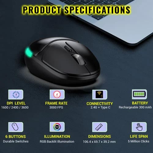 Ant Esports GM325 PRO Mini Wireless Gaming Mouse