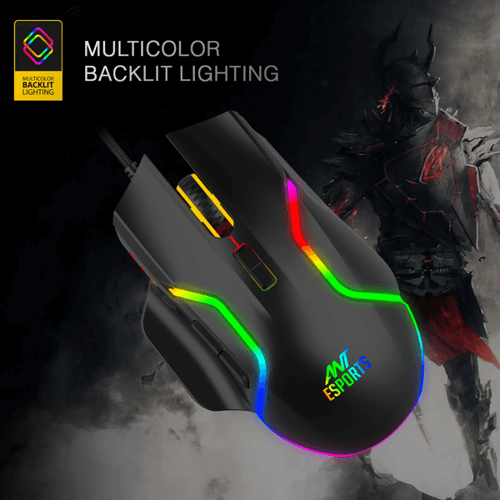 Ant Esports GM340 RGB Gaming Mouse (Black)