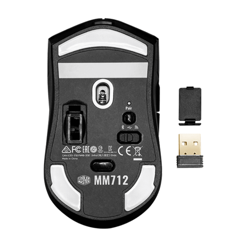 Cooler Master MM712 Wireless Gaming Mouse (Black)
