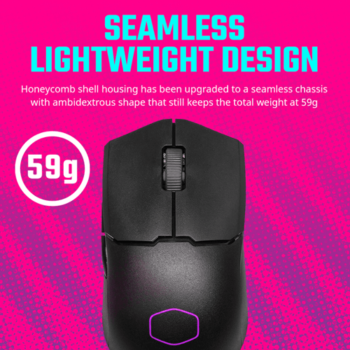 Cooler Master MM712 Wireless Gaming Mouse (Black)
