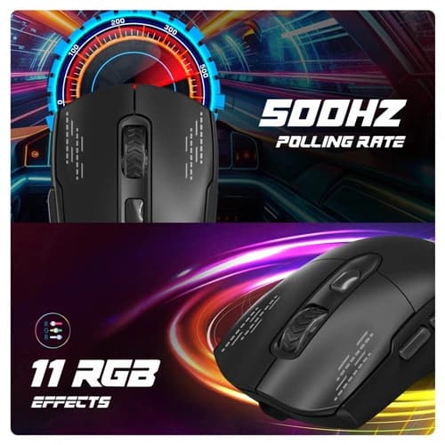 Cosmic Byte Raptor Dual Mode RGB Gaming Mouse