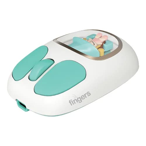 Fingers CuteClicks WB4 Wireless White Mouse