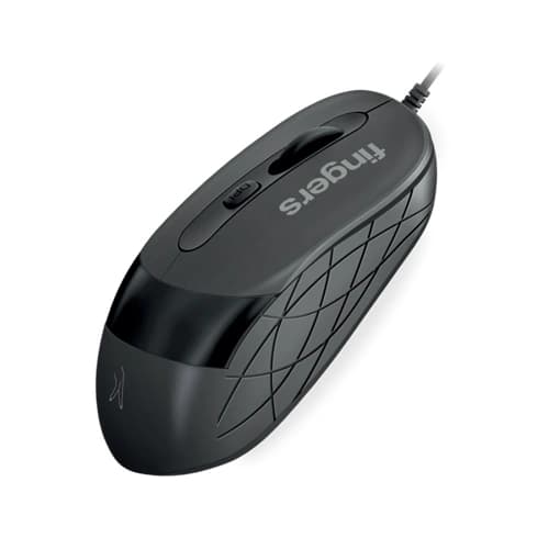 Fingers SuperHit Graphite Grey Mouse