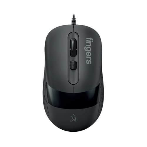 Fingers SuperHit Graphite Grey Mouse