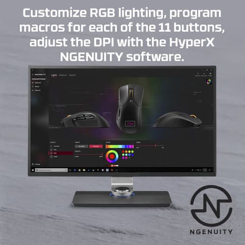 HyperX Pulsefire Raid RGB Gaming Mouse (Black)