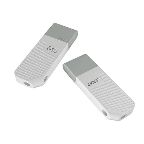 Acer UP200 64GB USB 2.0 White Pen Drive
