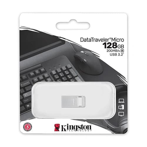 Kingston Data Traveler Micro 128GB USB 3.2 Pen Drive
