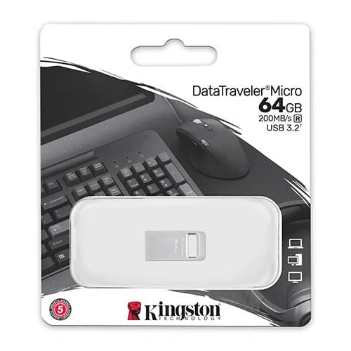 Kingston Data Traveler Micro 64GB USB 3.2 Pen Drive
