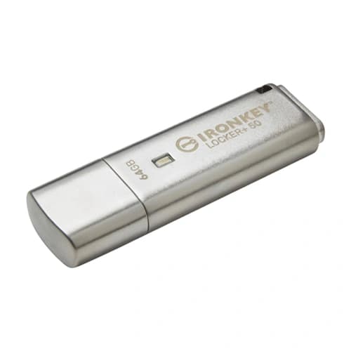 Kingston IronKey Locker Plus 50 USB 64GB Pen Drive
