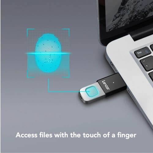 Lexar JumpDrive Fingerprint F35 PRO USB 3.2 Gen 1 64GB Pen Drive